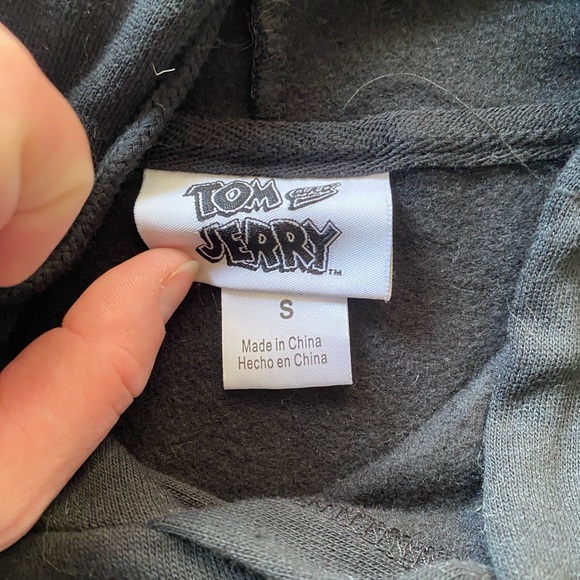 Tom and Jerry Long Sleeve with Hood Small - Picture 3 of 6